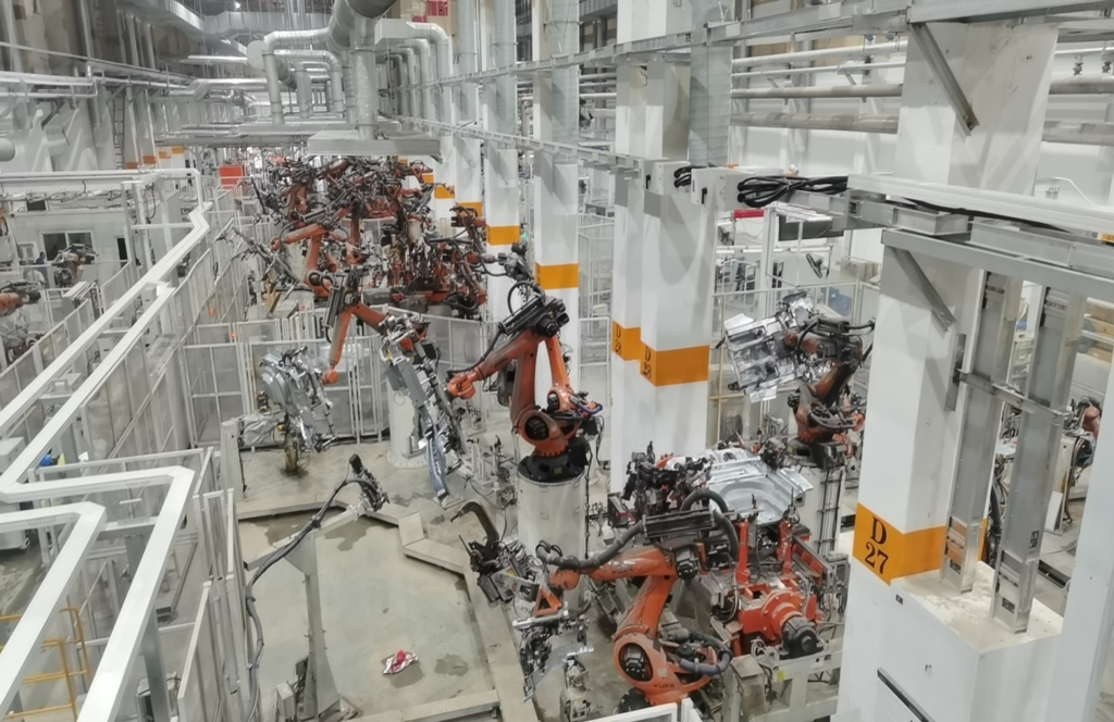 汽车白车身焊接产线集成